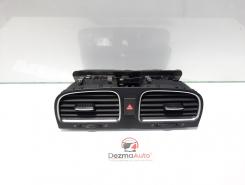 Grila aer bord centrala, Vw Golf 6 (5K1)  (id:366453)
