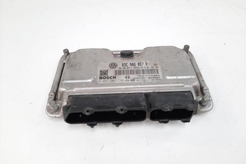 Calculator motor Bosch, cod 03C906057K, 0261201138, Seat Ibiza 4 (6L1), 1.6 benz, BTS (pr:110747)